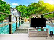 Фотообои Дорога к водопаду - 2