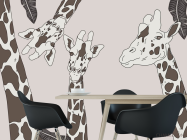 Фотошпалери дитяча жирафи - 1
