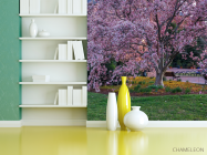 Фотошпалери пухнасте рожеве дерево - 3