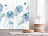 Фотошпалери 3D блакитні кульбаби - 2