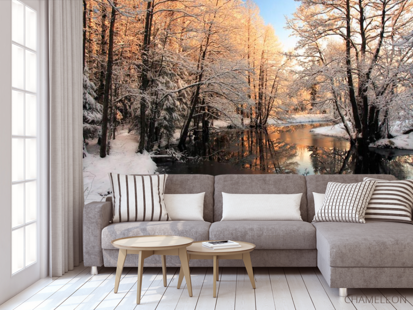 Фотообои Зима, снег - 3