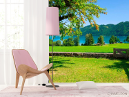 Фотошпалери Фотошпалери Яблуня, гори, вода - 4