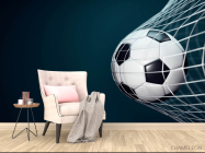 Фотообои Мяч в воротах - 4