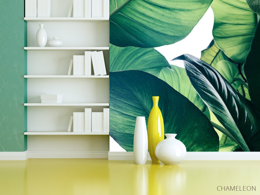 Фотошпалери зелене листя - 3