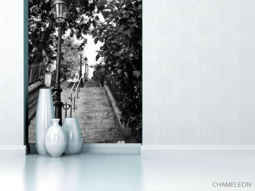 Фотообои Ступеньки и фонари - 1