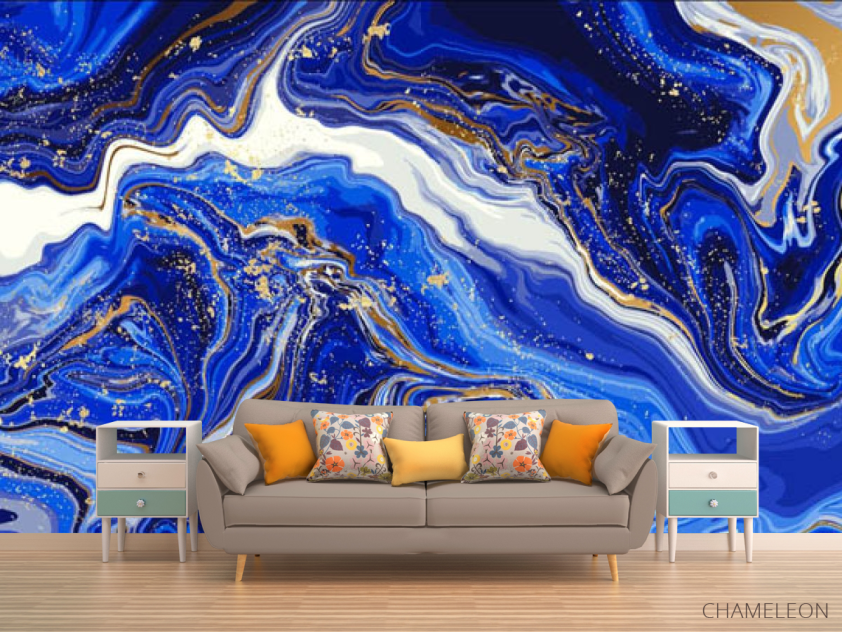 Фотообои Синняя абстракция - 1