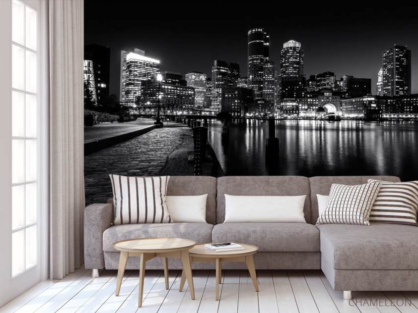 Фотообои Набережная  ночью - 3