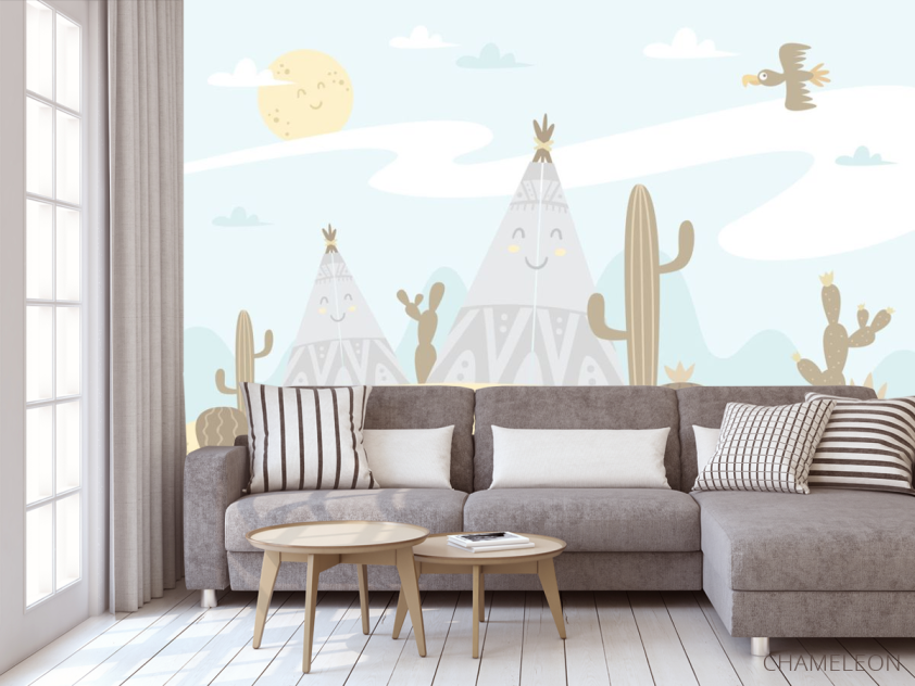 Фотообои Детские кактусы - 3