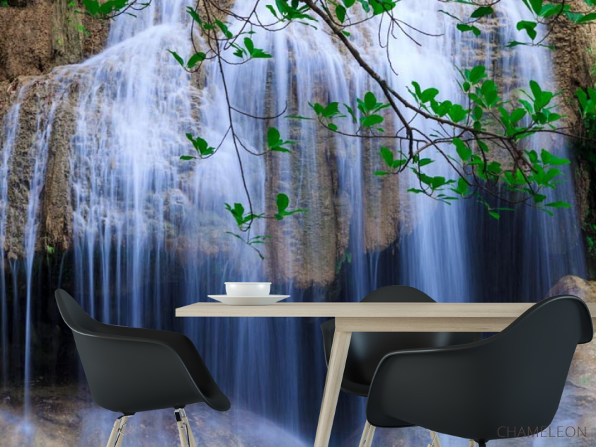 Фотошпалери білий водоспад - 1