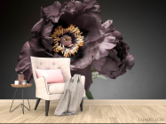 Фотообои Винтажный тёмный цветок - 4