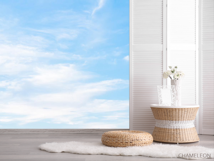 Фотошпалери біло-блакитне небо - 2