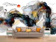 Фотообои Узор 3д из линий - 1