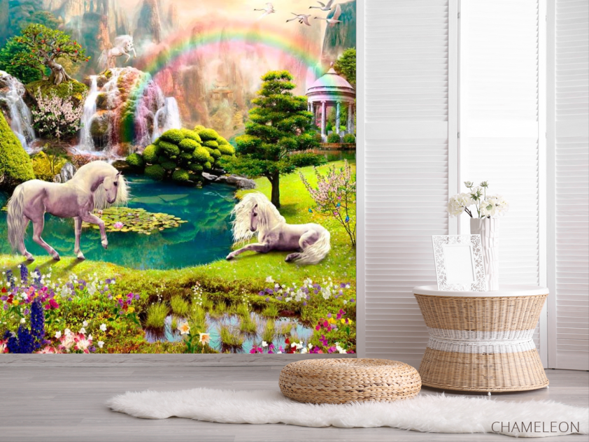 Фотошпалери Коні, ліс - 2