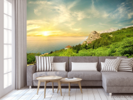 Фотообои лес над морем - 3