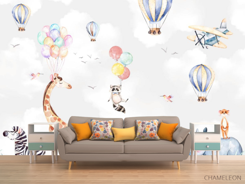 Фотообои Акварельные звери - 1