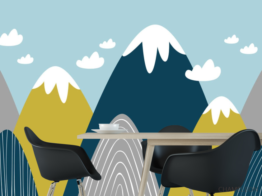 Фотошпалери Векторні гори - 1