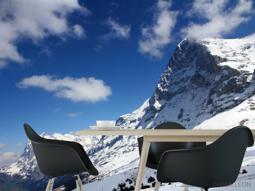 Фотошпалери у снігової гори - 1