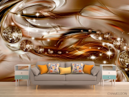 Фотообои Коричневая абстракция - 1