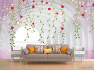 Фотообои Арка с цветами - 1