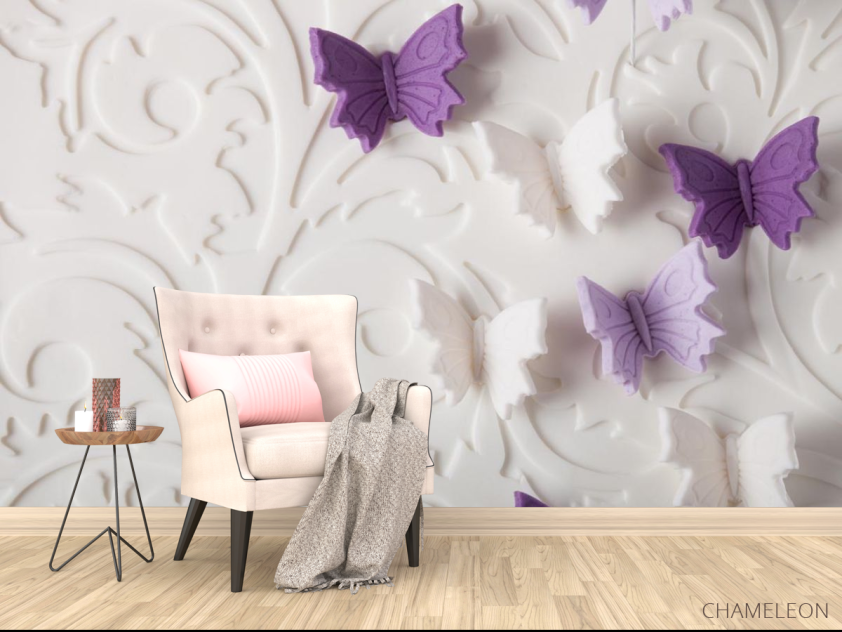 Фотооои объёмные бабочки - 4