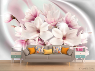 Фотообои Фиолетовые магнолии - 1