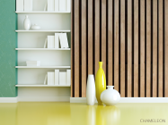 Фотошпалери панелі дерев'яні 3Д - 3