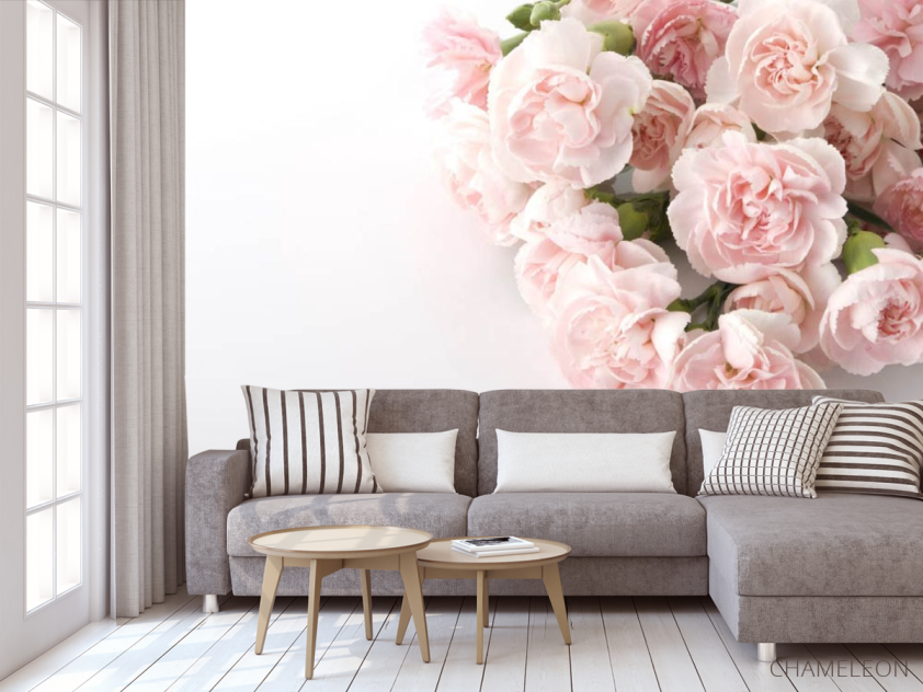 Фотообои Пудровое гвоздики - 3