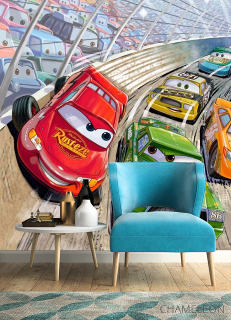 Фотообои Гонки "Тачек" - 4