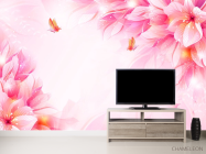 Фотообои Векторные цветы 3Д - 2