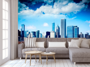 Фотообои Тучи, высотки Чикаго - 3
