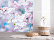 Фотошпалери Білі пушинки кольорів - 2