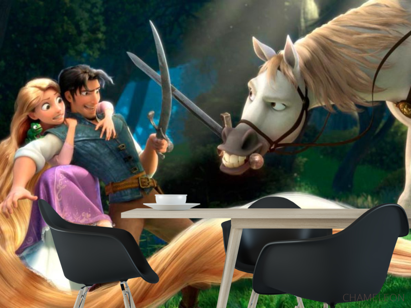 Фотошпалери Бійка з конем - 1