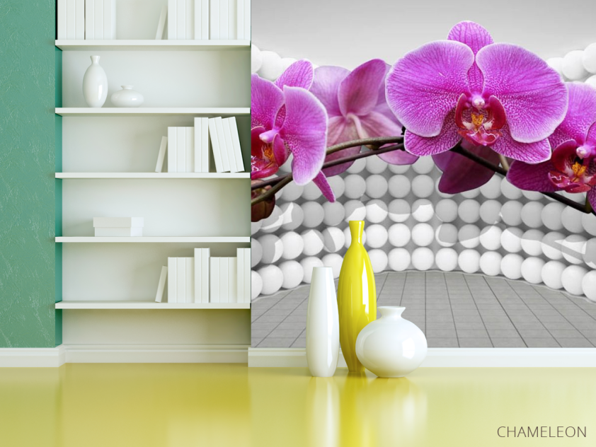 Фотошпалери 3Д орхідея - 3