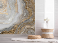 Фотошпалери коричневий мармур - 2