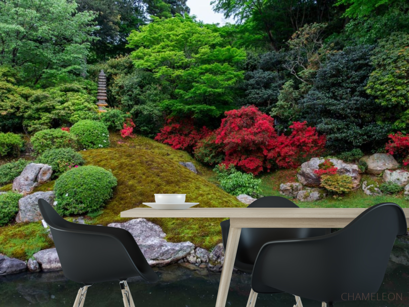 Фотошпалери поляна над струмочком - 1