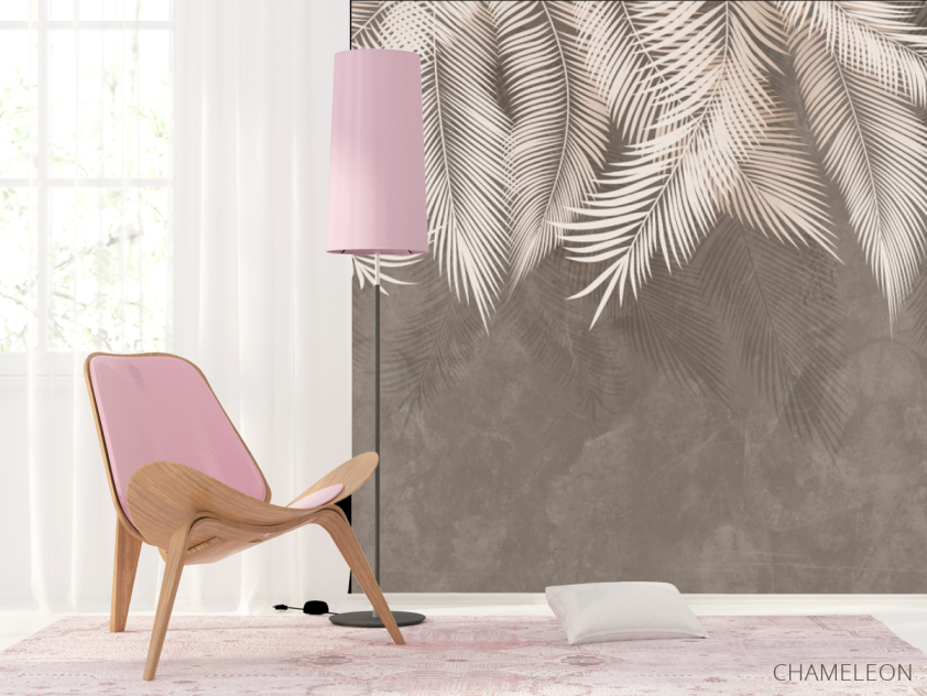 Фотошпалери листя зі стелі - 4