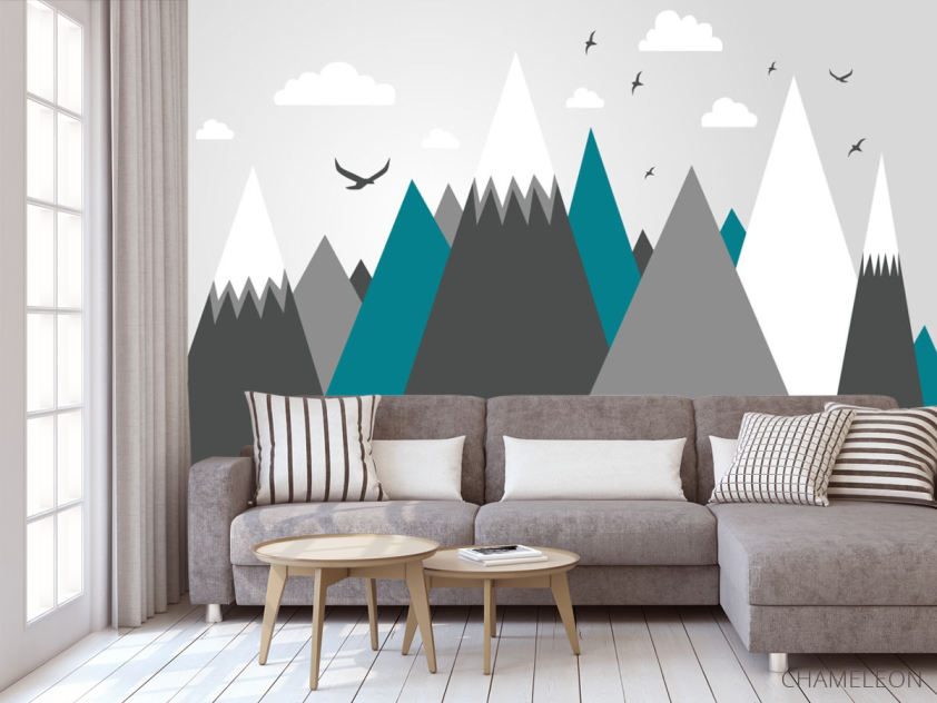 Фотообои Векторные горы - 3