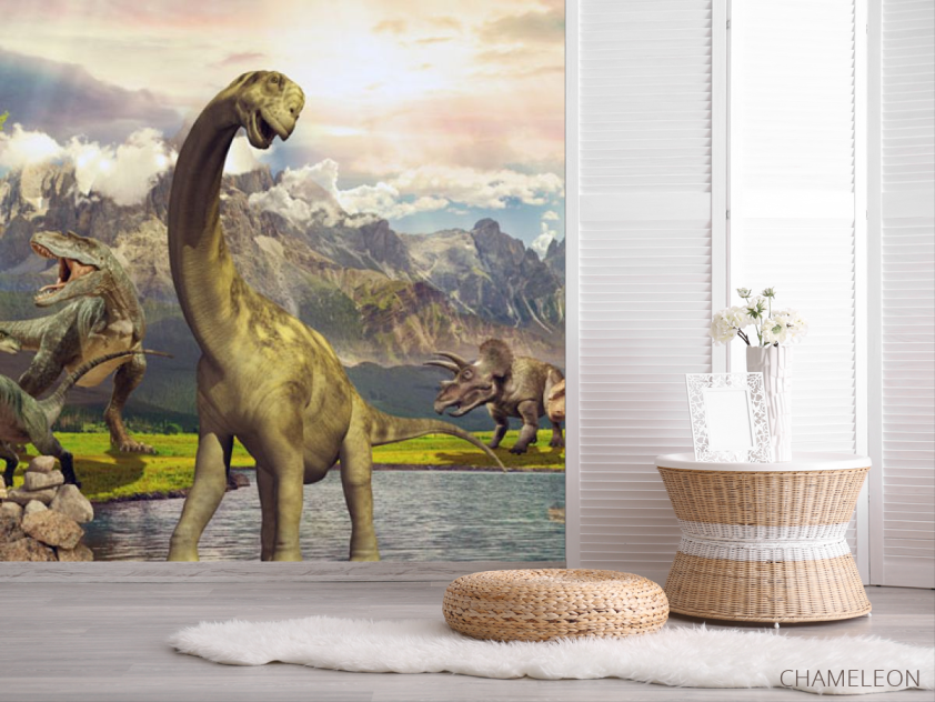 Фотошпалери Динозаври в природі - 2