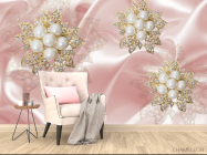 3д фотообои 3D жемчуг - 4