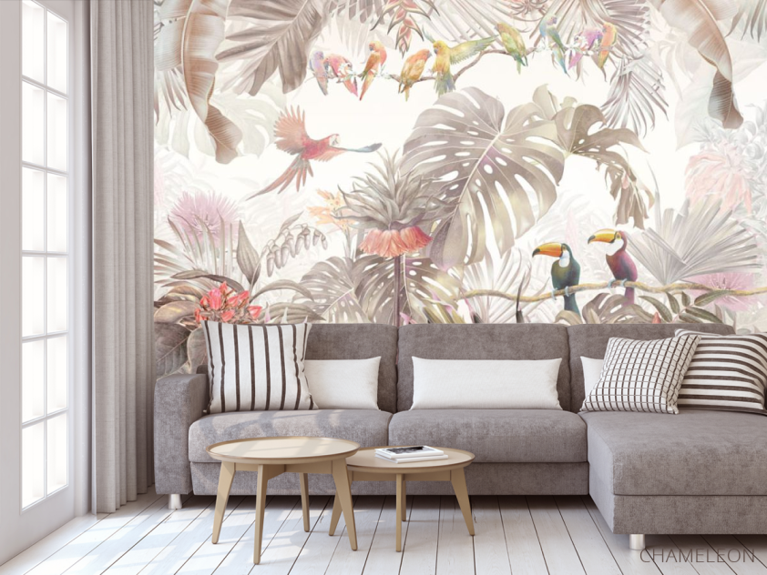 Фотообои Попугаи в тропиках - 3