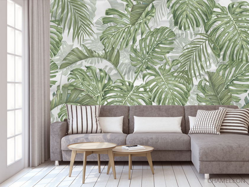 Фотообои Листья монстеры - 3