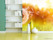 Фотошпалери кульбаба в полі - 3