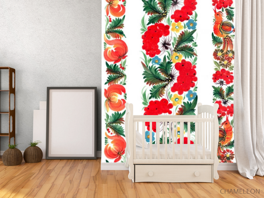 Фотообои Петриковская роспись - 2