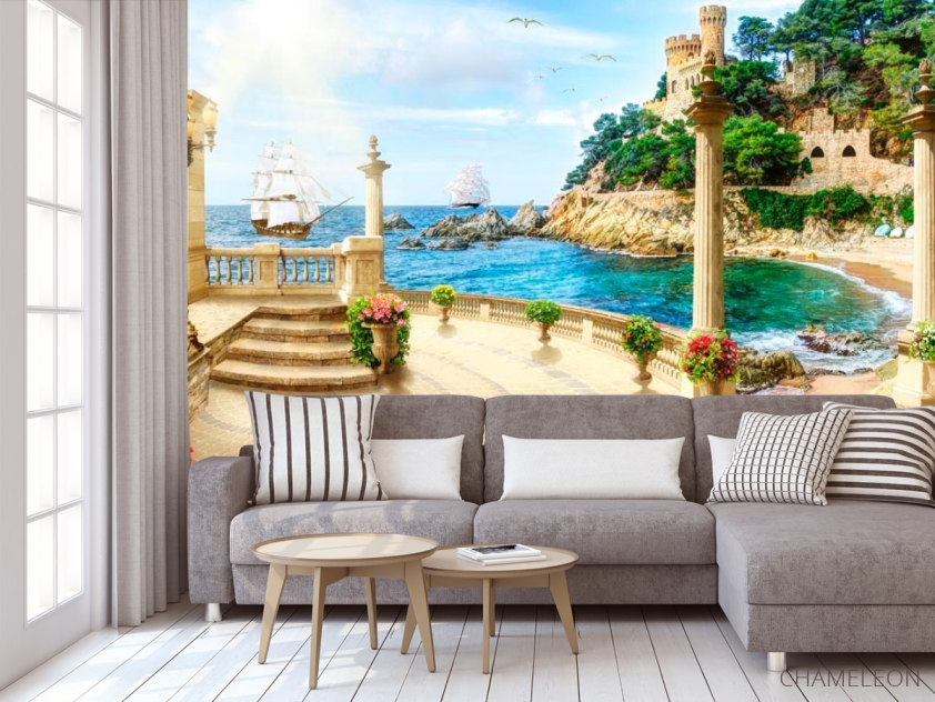 Фотообои в кухню Терраса - 3