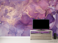 Фотообои Фиолетовый Fluid art - 2