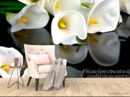 Фотообои 3D цветы - 4