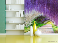 Фотошпалери Квіти на каркасі - 3