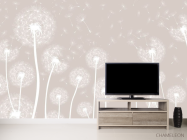 Фотообои Одуванчики бежевые - 2