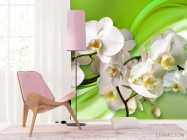 Фотошпалери 3д орхідеї - 4