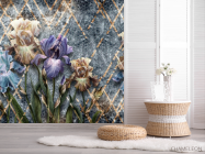 Шпалери Дизайнерські іриси - 2